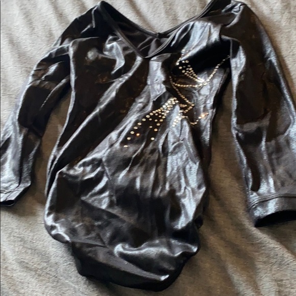 Beautiful gymnastics leotard with scrunchie - Picture 3 of 4